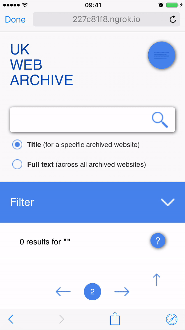Open Web Archive - designed and coded well